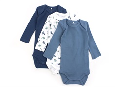 Name It majolica blue body hvaler (3-pak)